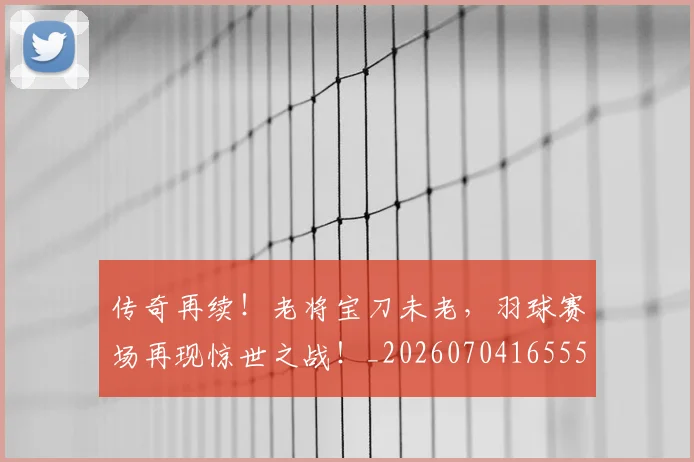 传奇再续！老将宝刀未老，羽球赛场再现惊世之战！_20260704165558